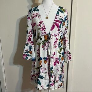 Blue island cover up swim dress size L